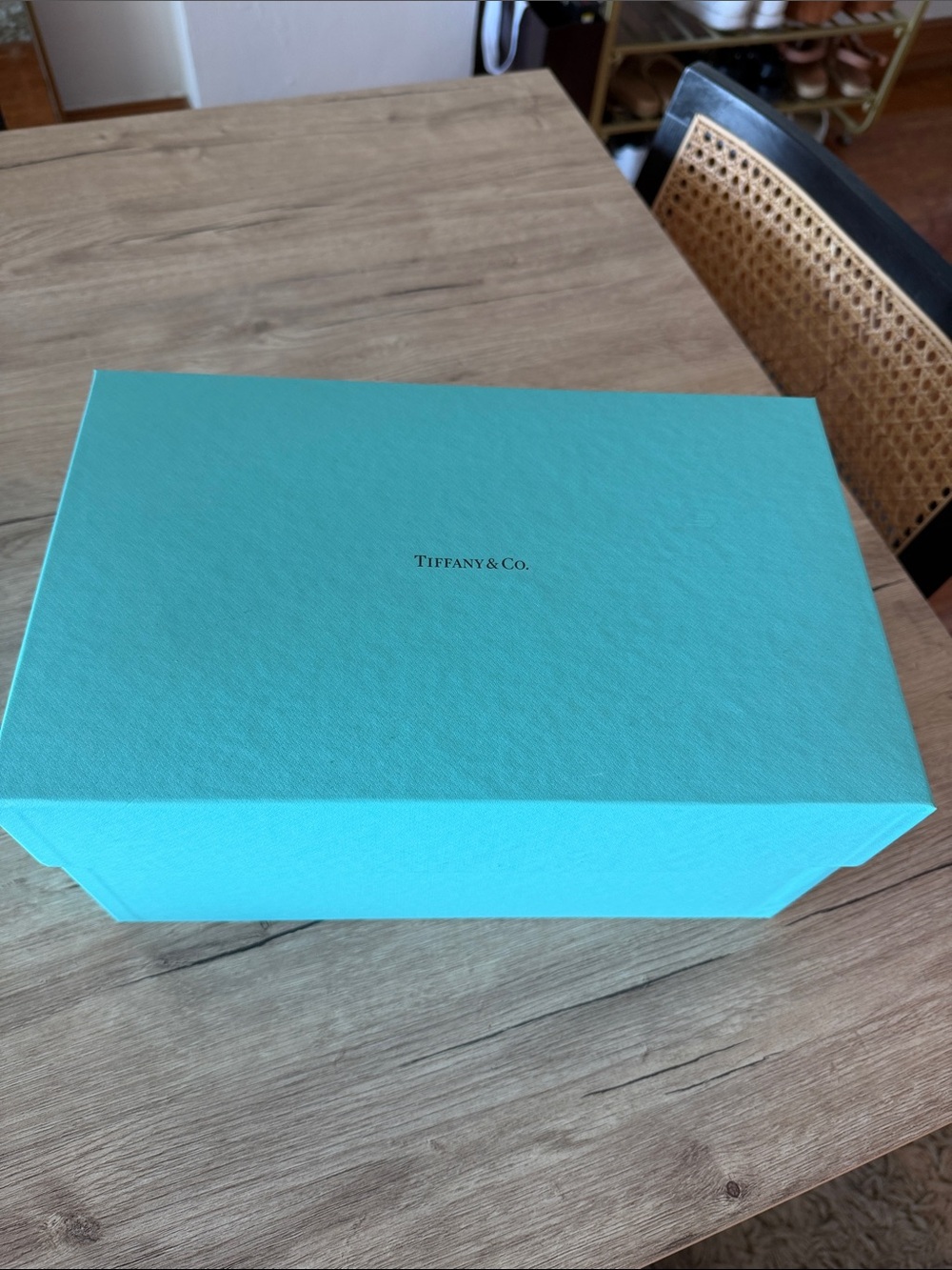 Tiffany & Co. Sturdy Presentation Box in Signature Blue-Green
